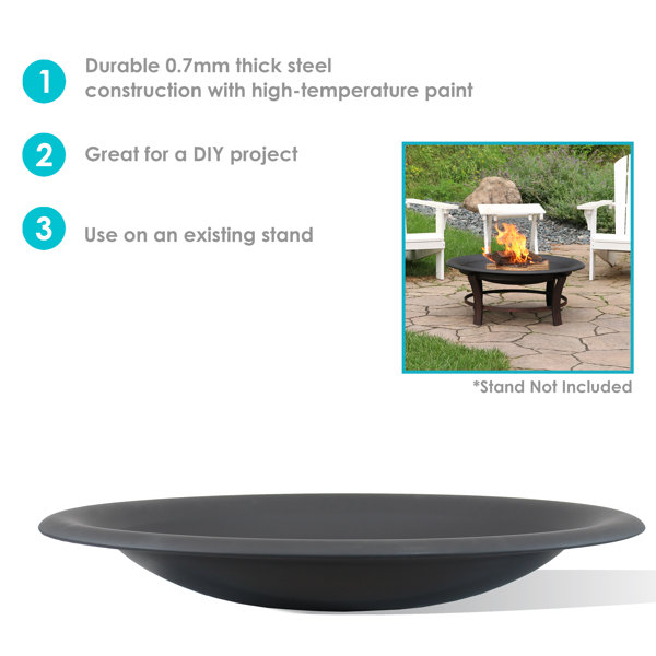 Red Barrel Studio® Cimino Outdoor Fire Bowl Replacement Part & Reviews